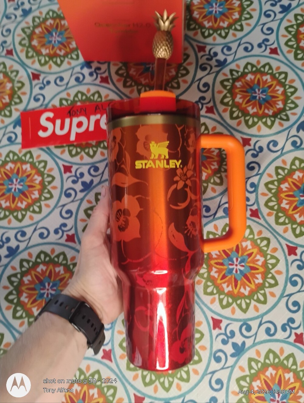 Stanley x Karol G Flor 40oz Quencher BNIB - In Hand Ships Fast - Picture 2 of 6